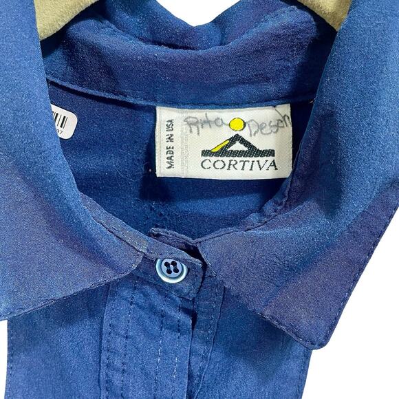 Vintage 90s Western Geometric Batwing Button-Up Top - Size XL - Picture 7 of 10